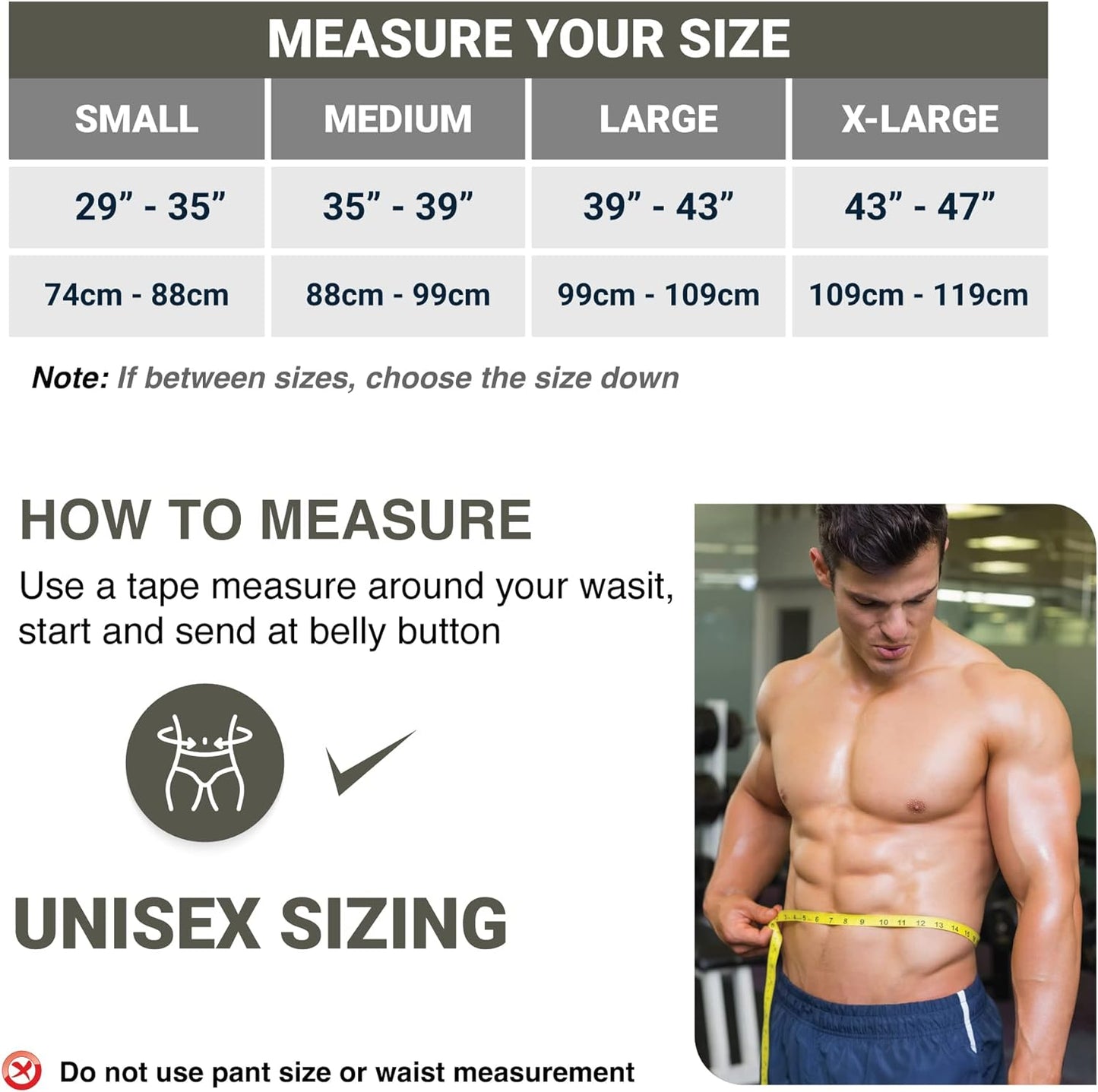 Eurobrit Weight Lifting Belt, Self-Locking Nylon Deadlift Belt