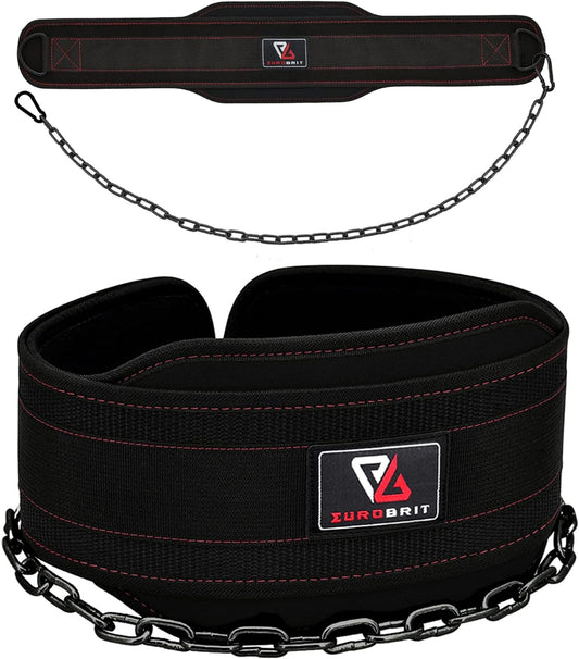 EURO BRIT Dip Belt with 36 Inches Heavy Duty Lifting Chain