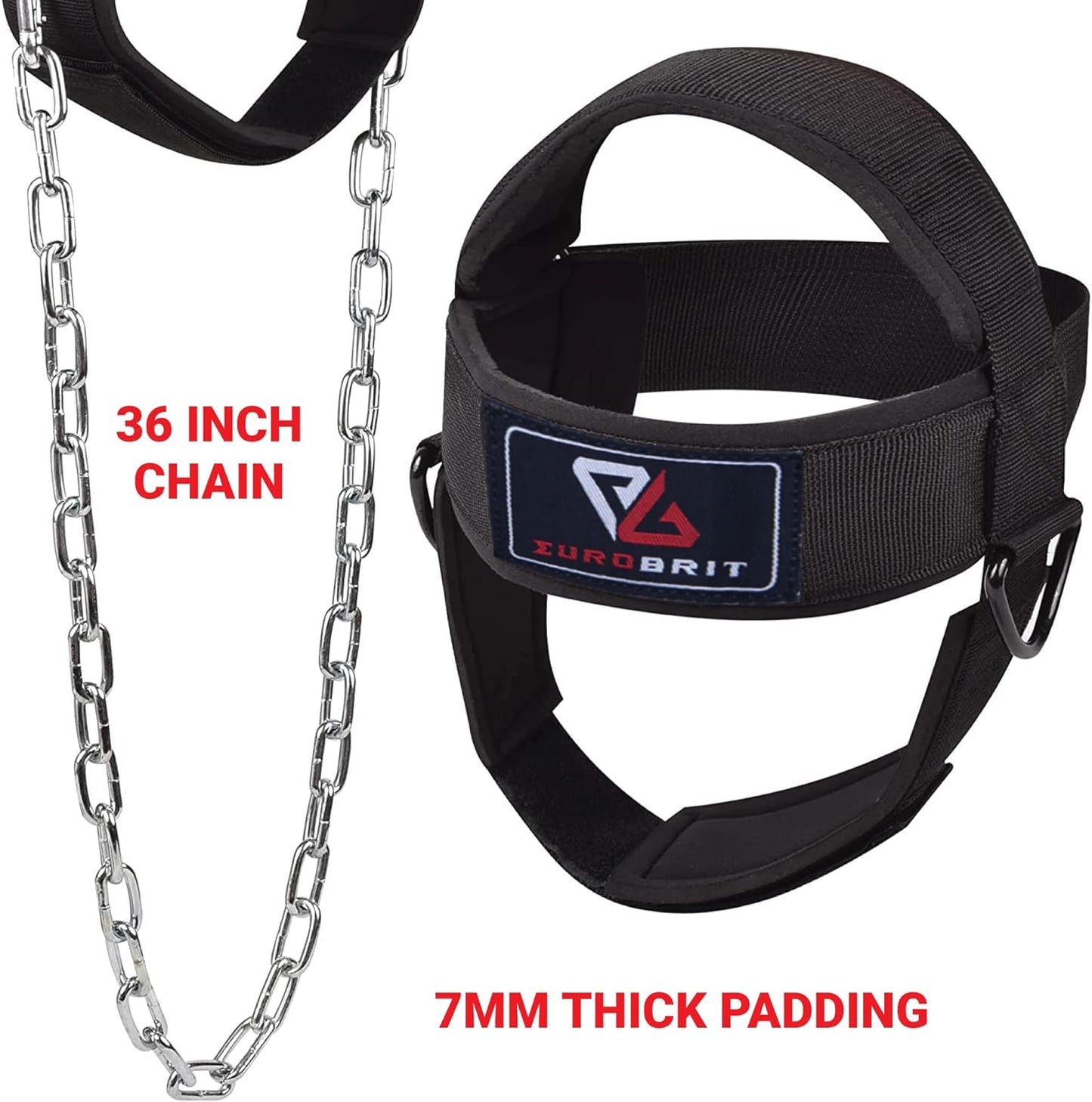 Eurobrit Neck Trainer and Harness for Weight Lifting